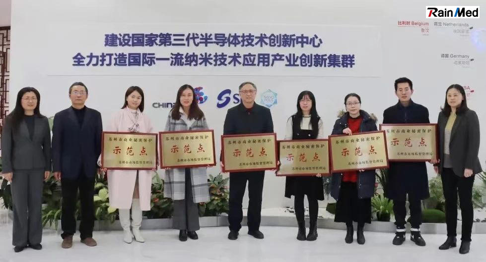 RainMed Medical Was Selected as "One of the First Demonstration Units of Trade Secret Protection in Suzhou"